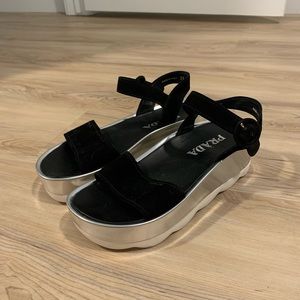 Gorgeous Prada platforms